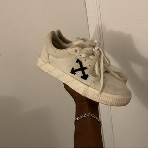 Off-White Cream Sneakers